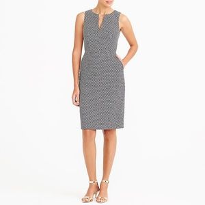 J.Crew Polka-dot Split-neck Dress Sz 12 NWT
